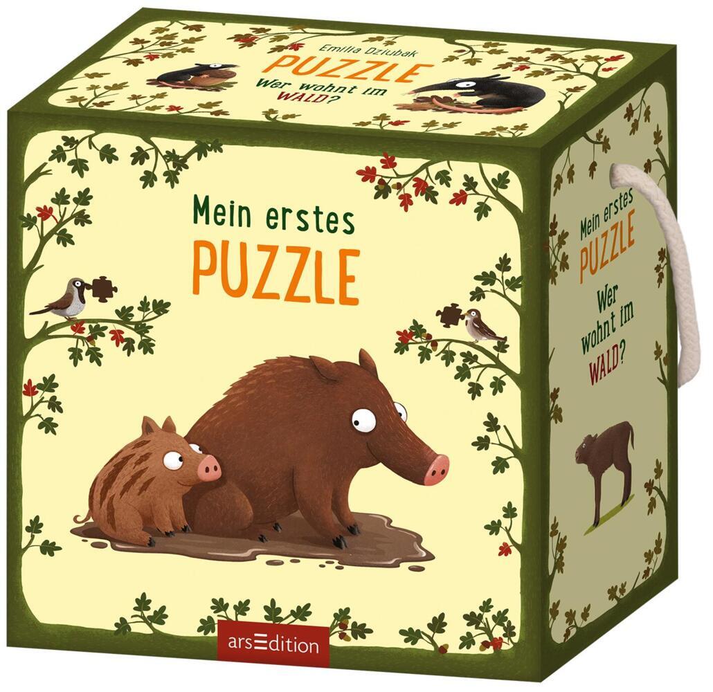 Mein erstes Puzzle: Wer wohnt im Wald? main product photo