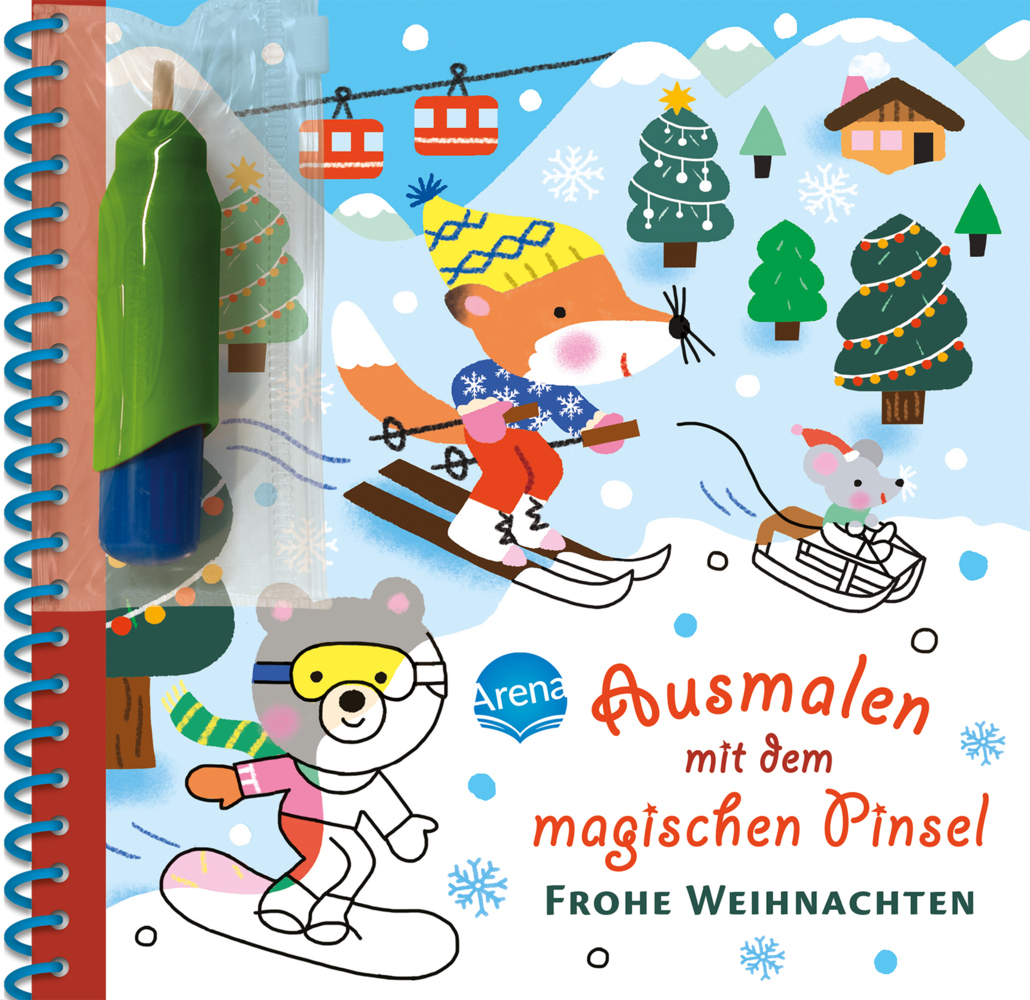 Ausmalen mit dem magischen Pinsel. Frohe Weihnachten main product photo