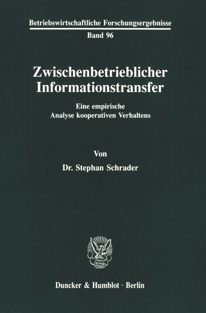 Zwischenbetrieblicher Informationstransfer. main product photo