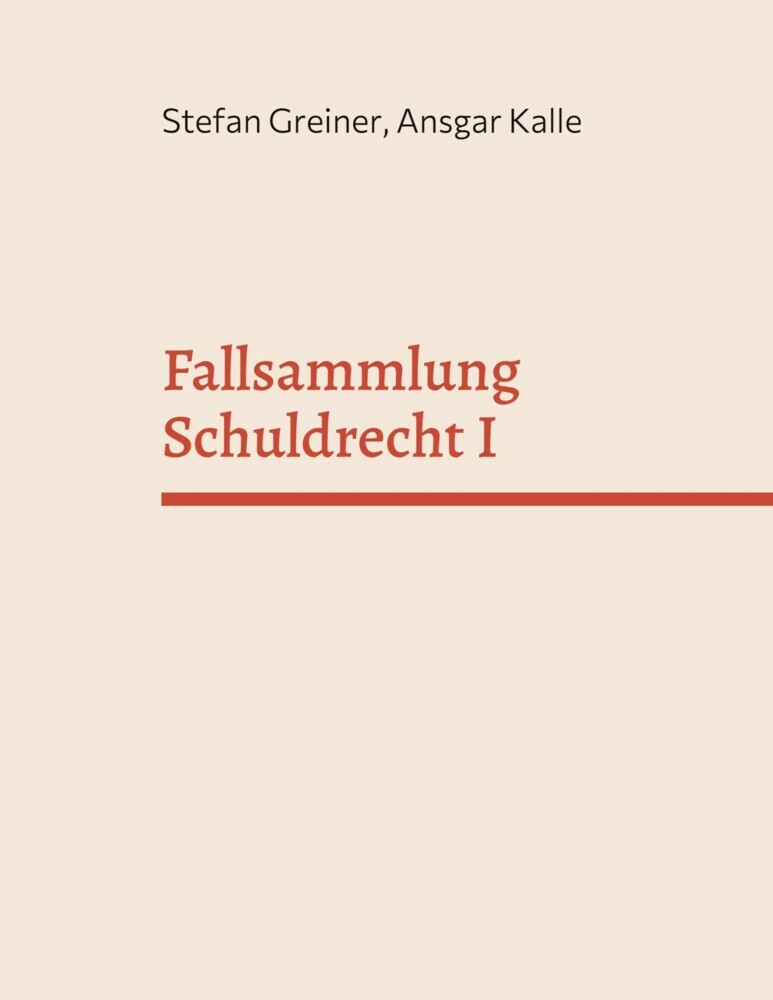 Fallsammlung Schuldrecht I main product photo