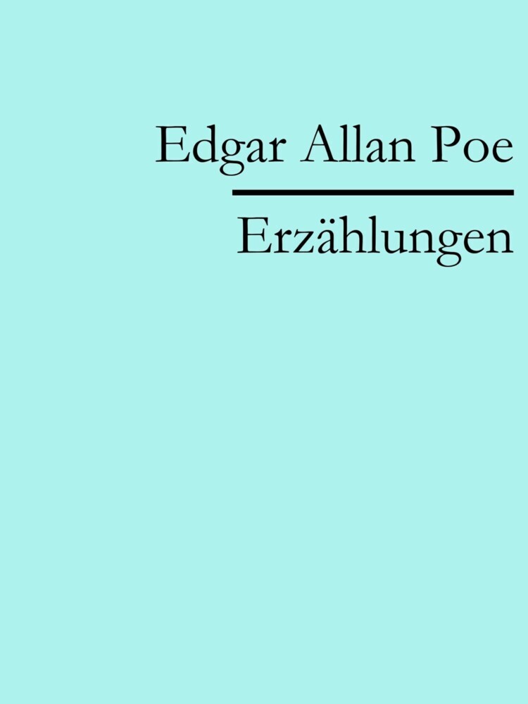 Edgar Allan Poe: Erzählungen main product photo