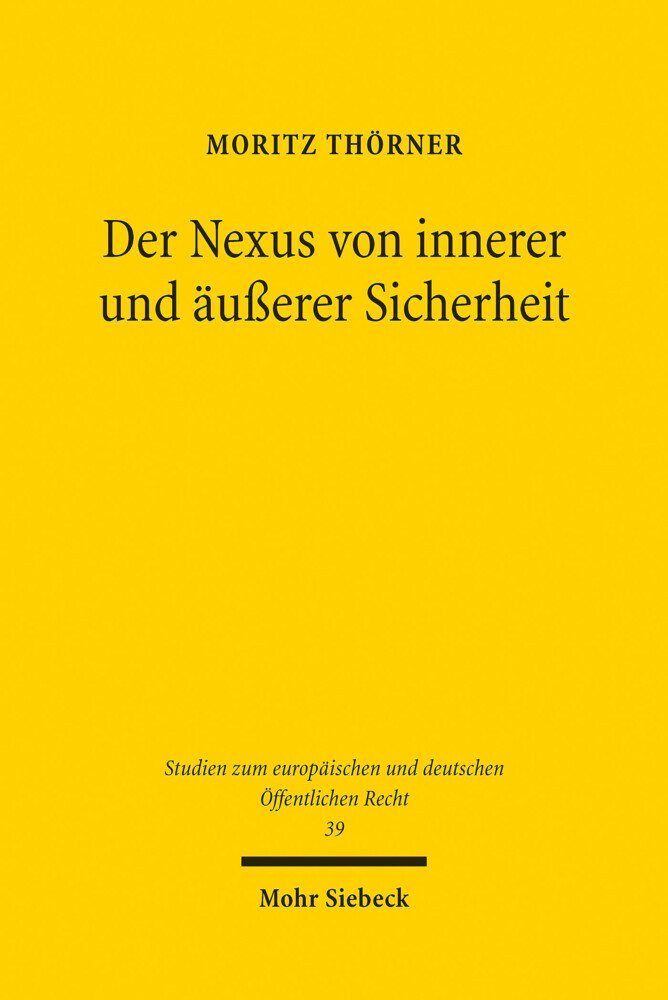 Der Nexus von innerer und äußerer Sicherheit main product photo