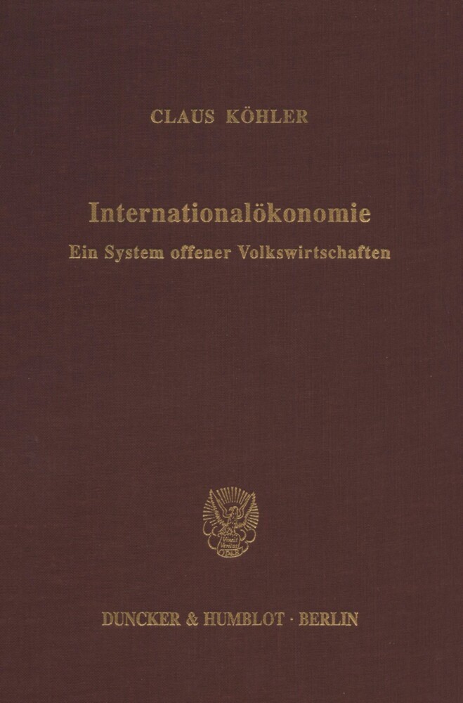 Internationalökonomie. main product photo