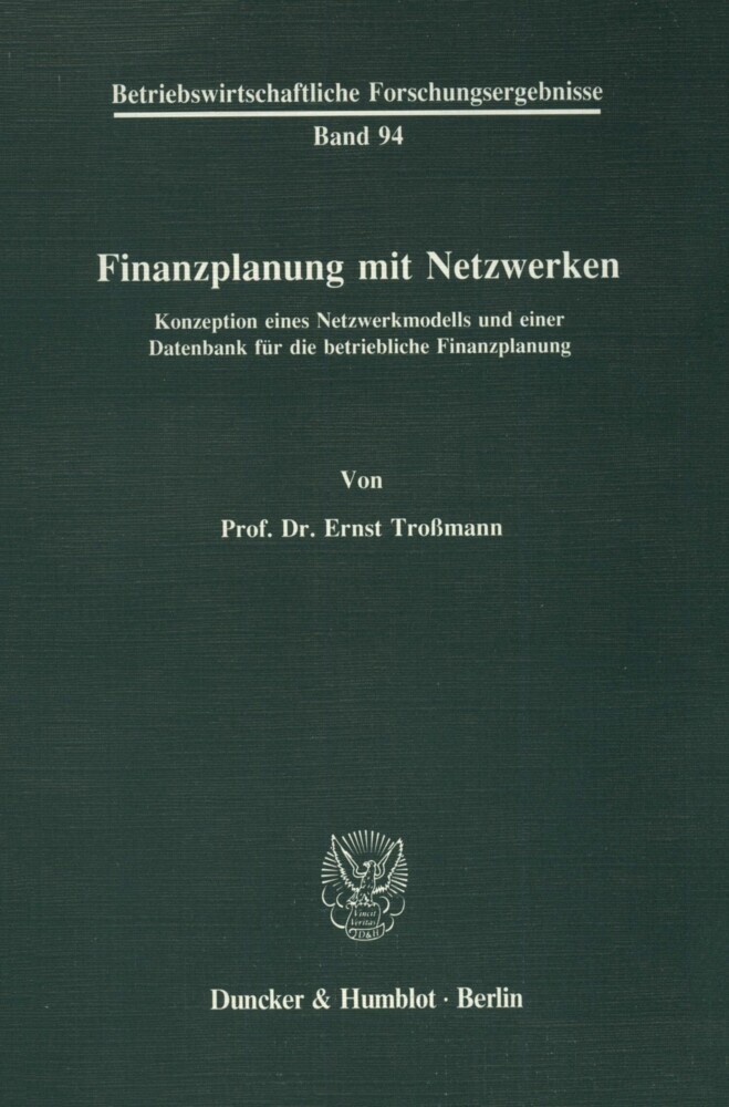 Finanzplanung mit Netzwerken. main product photo