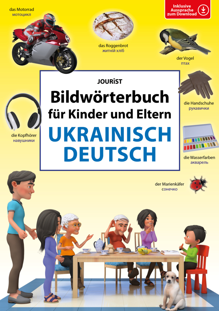 Bildwörterbuch für Kinder und Eltern Ukrainisch-Deutsch main product photo