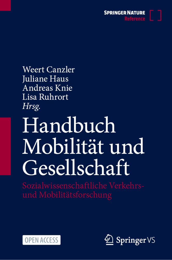 Handbuch Mobilität und Gesellschaft main product photo