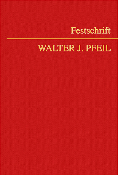 Festschrift Pfeil main product photo