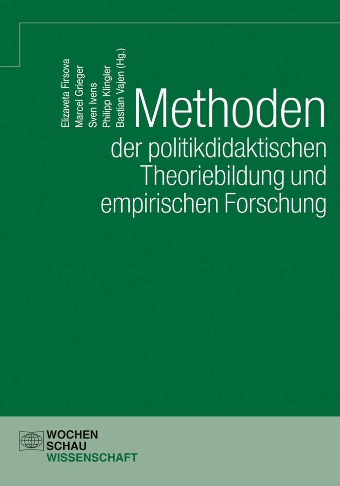 Methoden der politikdidaktischen Theoriebildung und empirischen Forschung main product photo