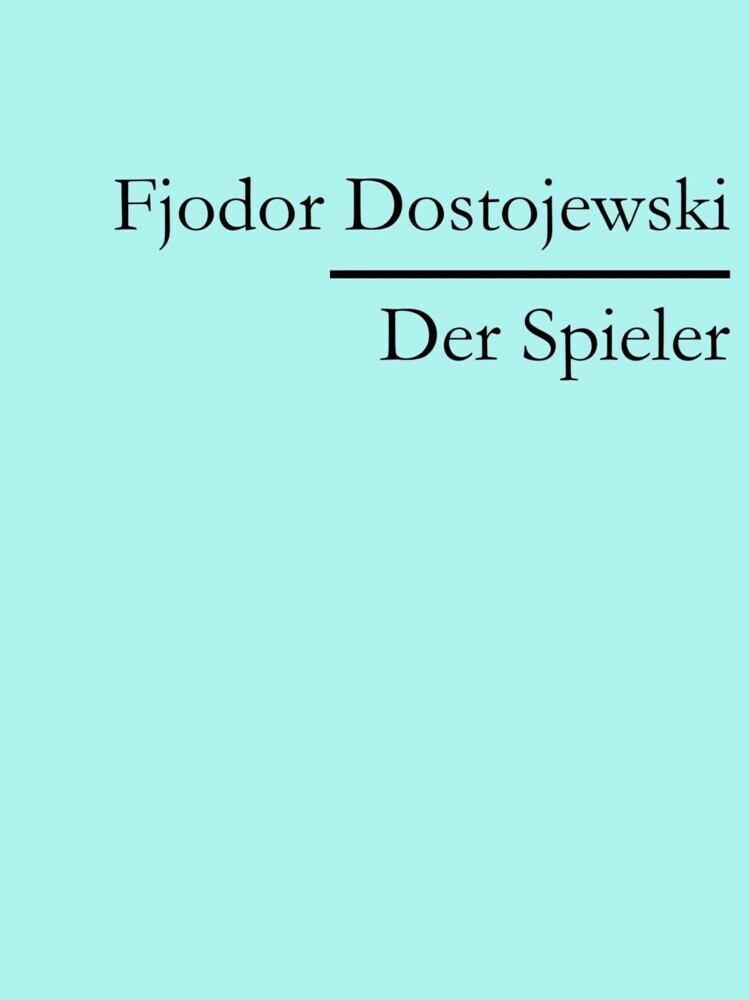 Der Spieler main product photo
