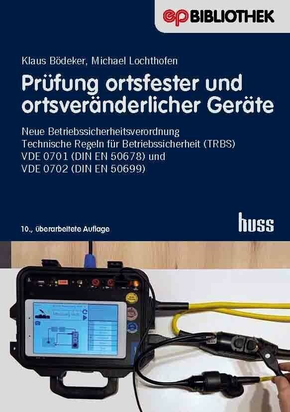Prüfung ortsfester und ortsveränderlicher Geräte main product photo