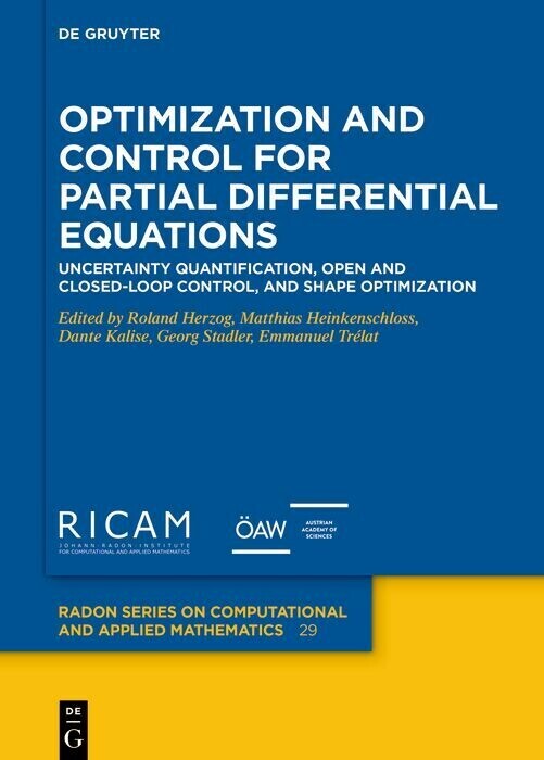 Optimization and Control for Partial Differential Equations main product photo