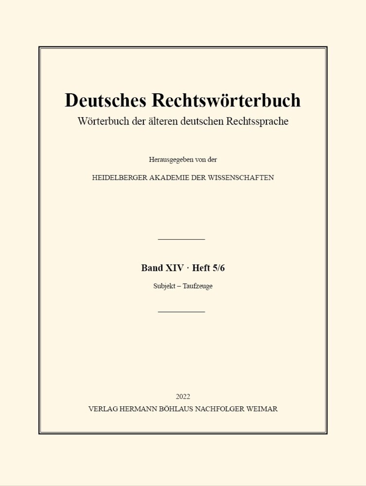 Deutsches Rechtswörterbuch main product photo
