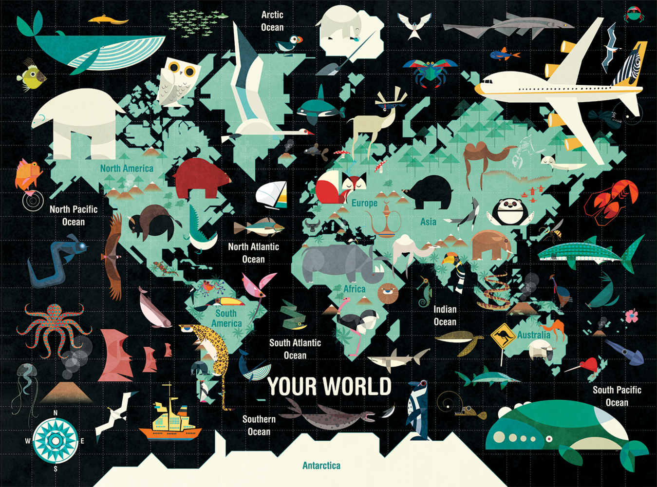 Your World 1000 Piece Family Puzzle main product photo