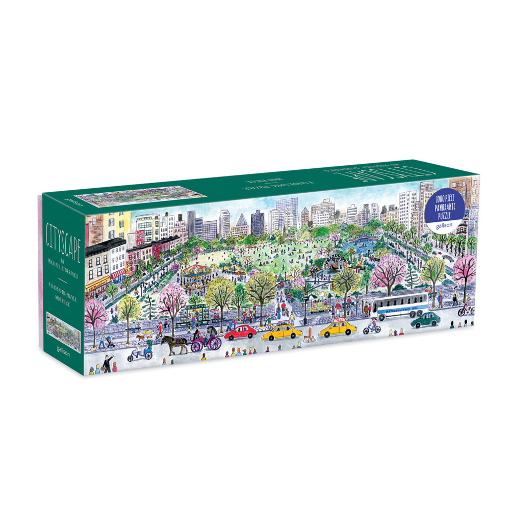 Michael Storrings Cityscape 1000 Piece Panoramic Puzzle main product photo