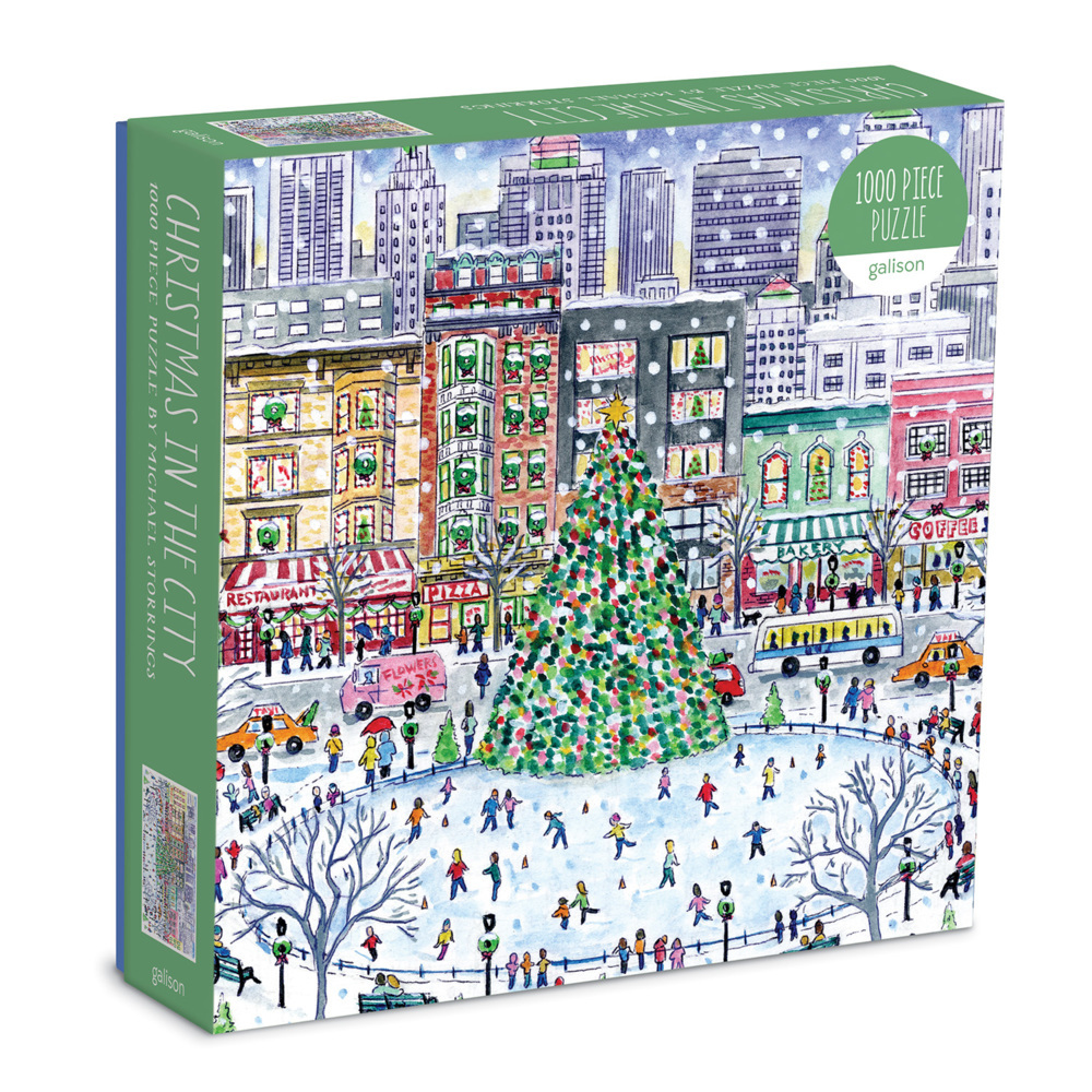 Michael Storrings Christmas in the City 1000 Piece Puzzle main product photo