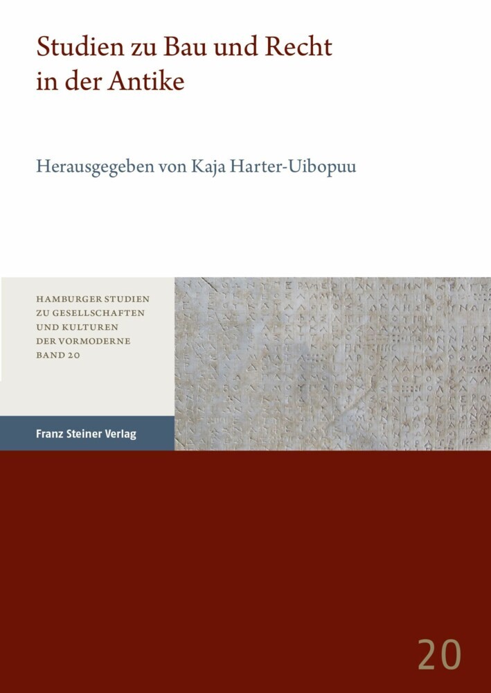 Studien zu Bau und Recht in der Antike main product photo