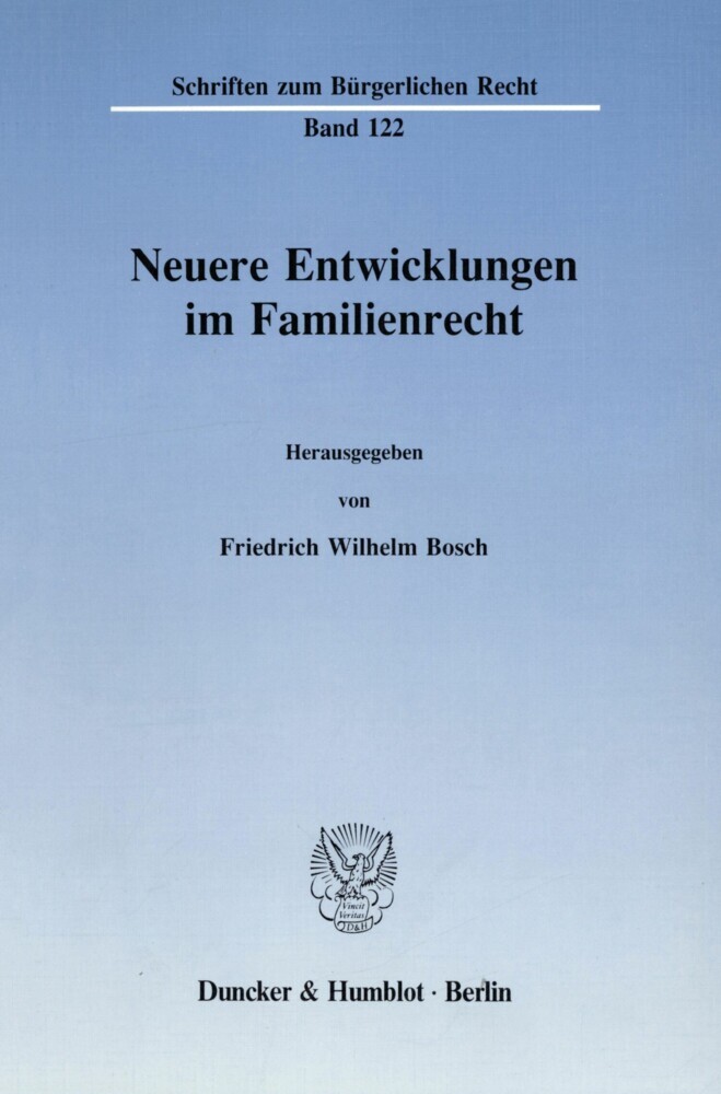Neuere Entwicklungen im Familienrecht. main product photo