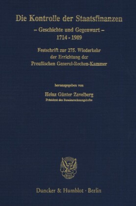 Die Kontrolle der Staatsfinanzen.