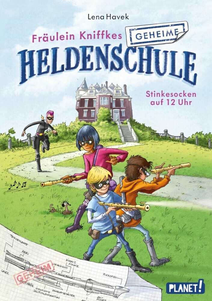 Fräulein Kniffkes geheime Heldenschule 1: Stinkesocken auf 12 Uhr main product photo