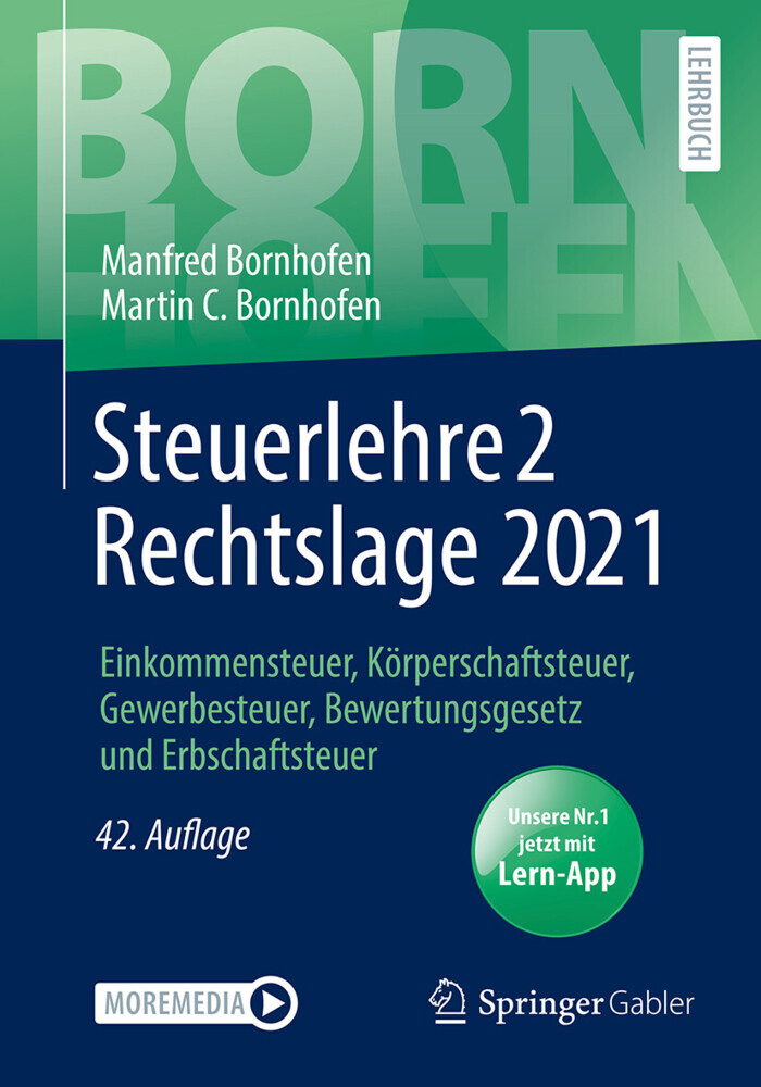 Steuerlehre 2 Rechtslage 2021 main product photo
