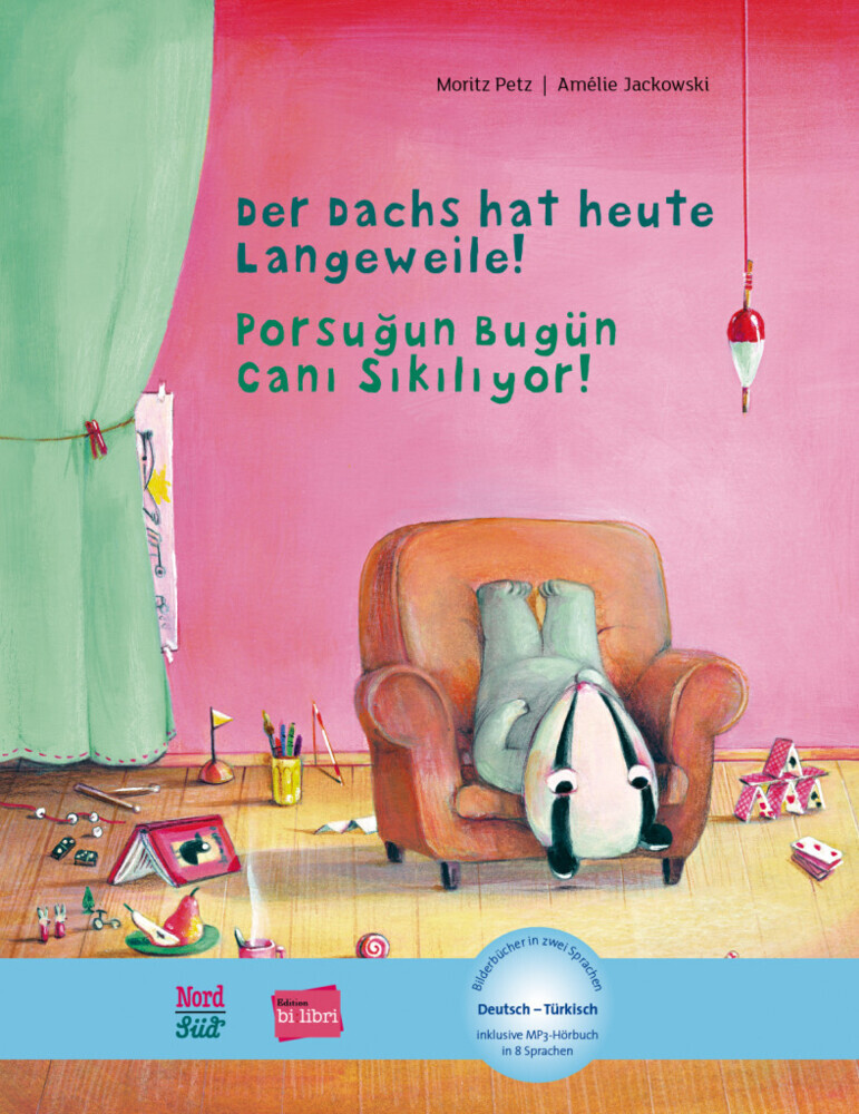 Der Dachs hat heute Langeweile! (Deutsch-Türkisch) main product photo