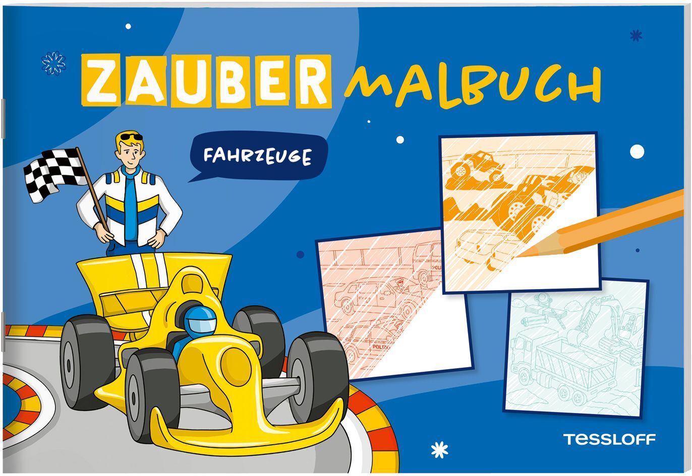 Zaubermalbuch. Fahrzeuge main product photo
