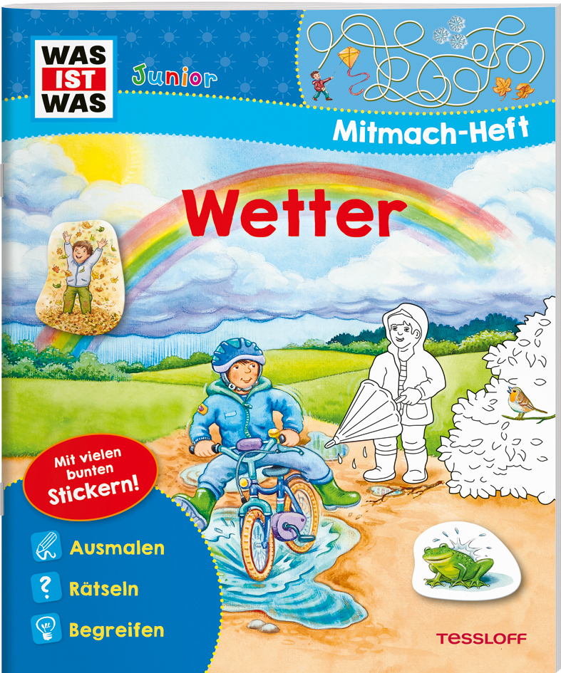 WAS IST WAS Junior Mitmach-Heft Wetter main product photo