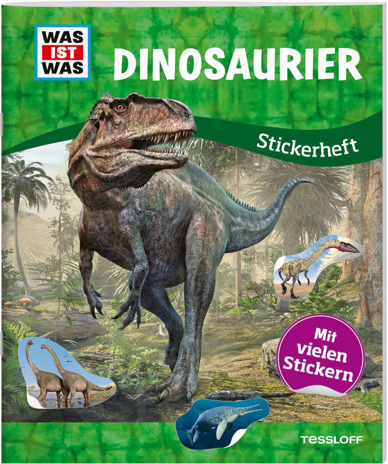 WAS IST WAS Stickerheft Dinosaurier main product photo