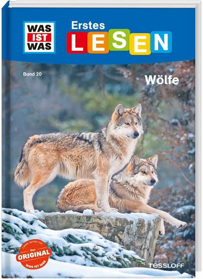 WAS IST WAS Erstes Lesen Band 20. Wölfe main product photo
