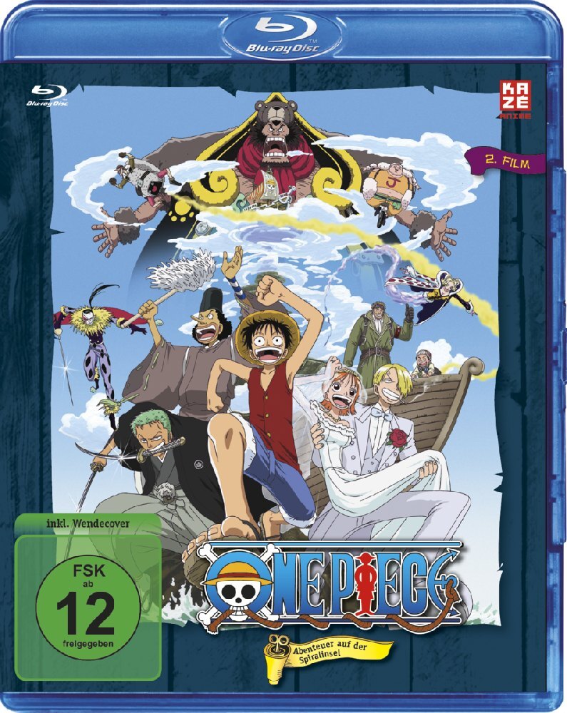 One Piece - 2.Film: Abenteuer auf der Spiralinsel!, 1 Blu-ray main product photo