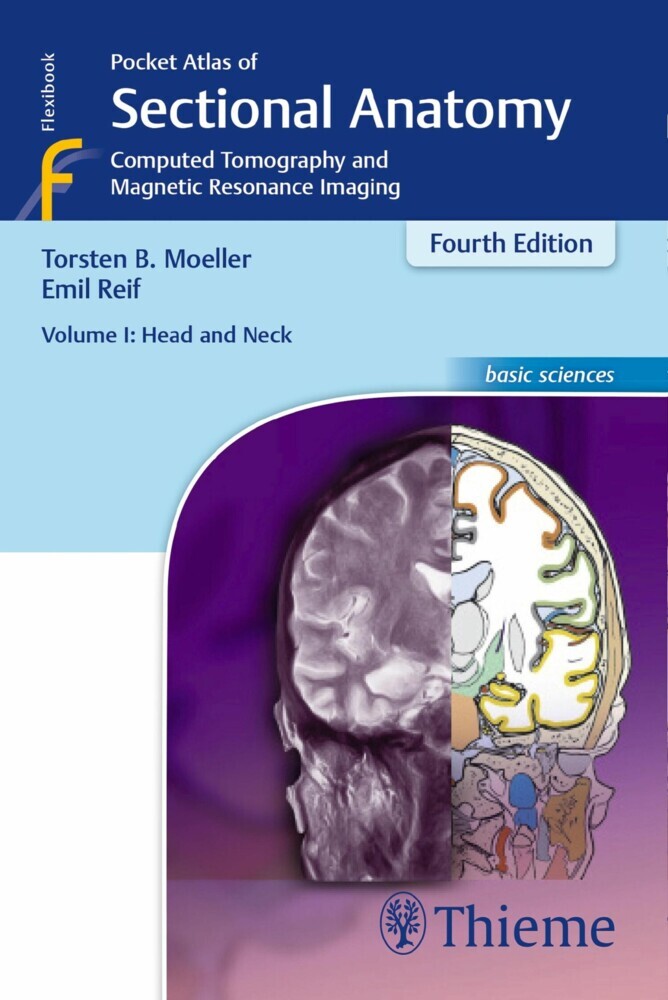 Pocket Atlas of Sectional Anatomy, Volume I: Head and Neck main product photo