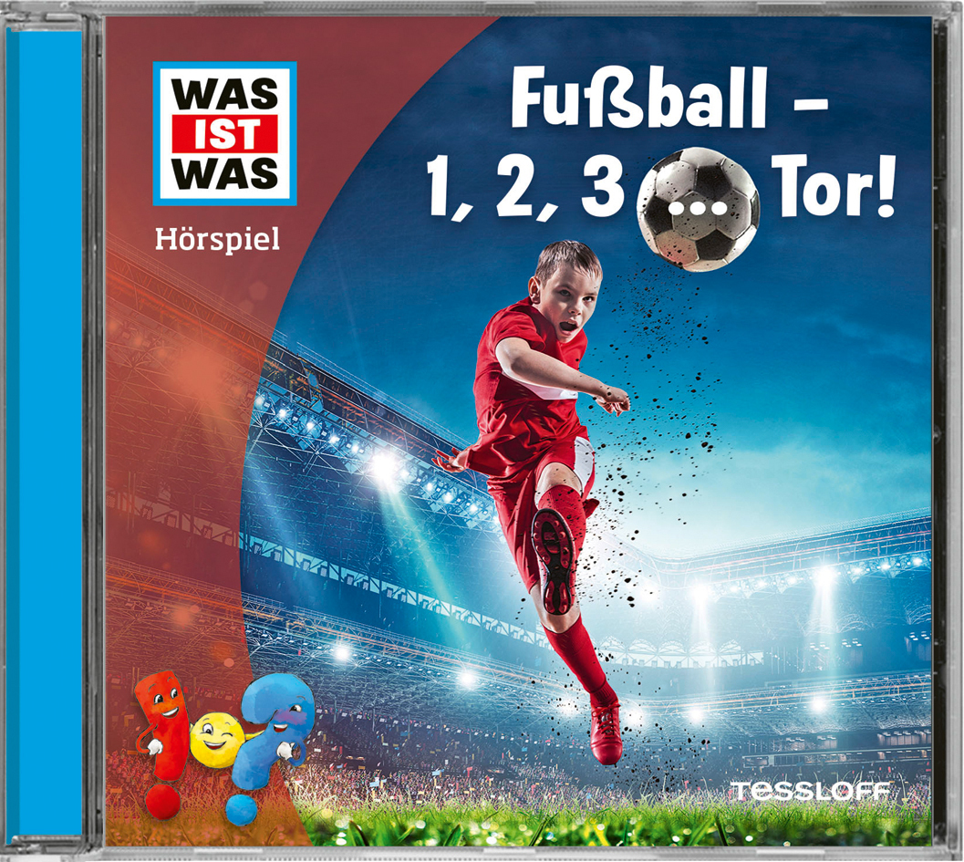 WAS IST WAS Hörspiel. Fußball - 1, 2, 3 ... Tor!, Audio-CD main product photo