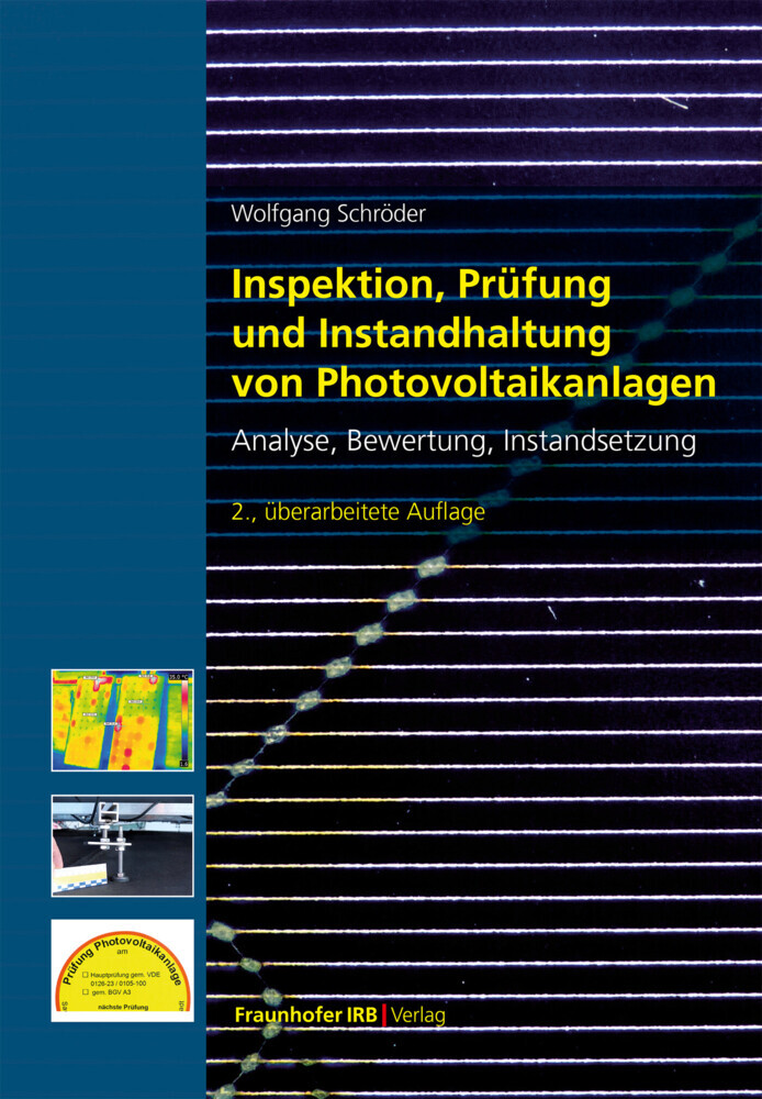 Inspektion, Prüfung und Instandhaltung von Photovoltaikanlagen. main product photo