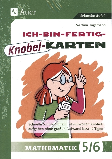Ich-bin-fertig-Knobelkarten Mathematik Klassen 5-6, m. 1 Beilage main product photo