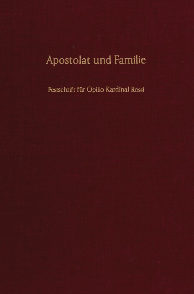 Apostolat und Familie. main product photo