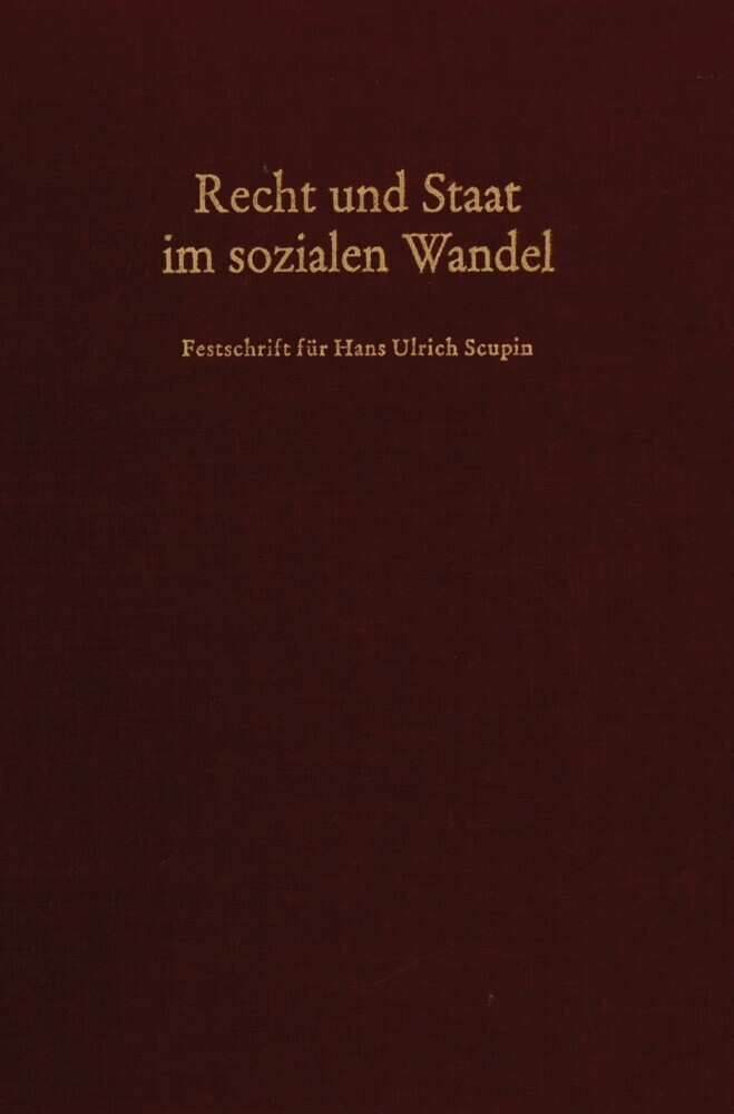 Recht und Staat im sozialen Wandel. main product photo