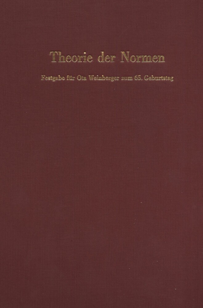 Theorie der Normen. main product photo
