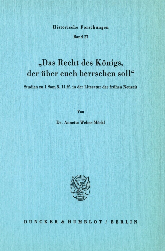 Das Recht des Königs, der über euch herrschen soll. main product photo