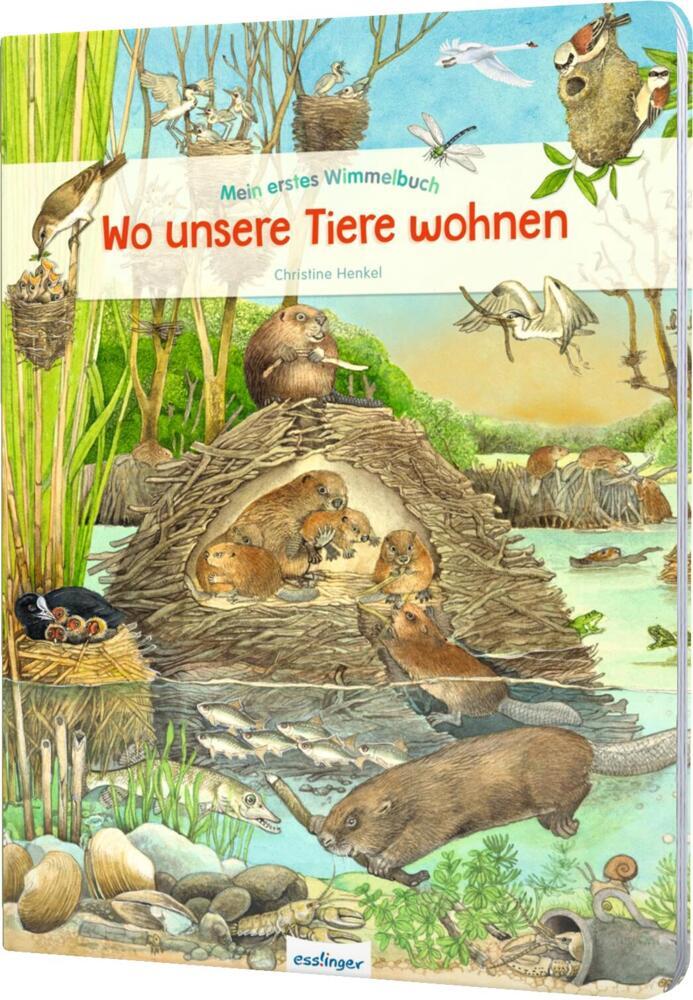 Mein erstes Wimmelbuch: Wo unsere Tiere wohnen main product photo