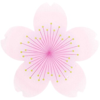 Serviette Kirschblüte, FSC MIX