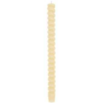 Spiralkerze 28 cm, Sorbet Gelb