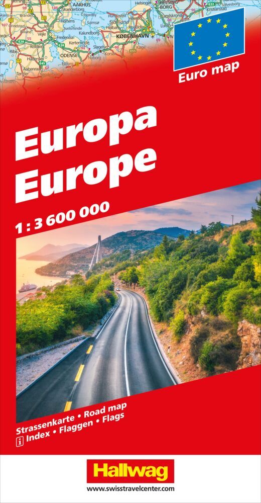 Hallwag Strassenkarte Europa 1:3,6 Mio. main product photo
