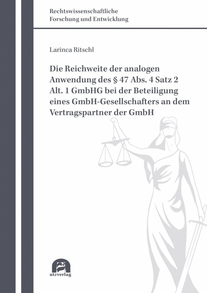 Die Reichweite der analogen Anwendung des § 47 Abs. 4 Satz 2 Alt. 1 GmbHG bei der Beteiligung eines GmbH-Gesellschafters an dem Vertragspartner der GmbH main product photo
