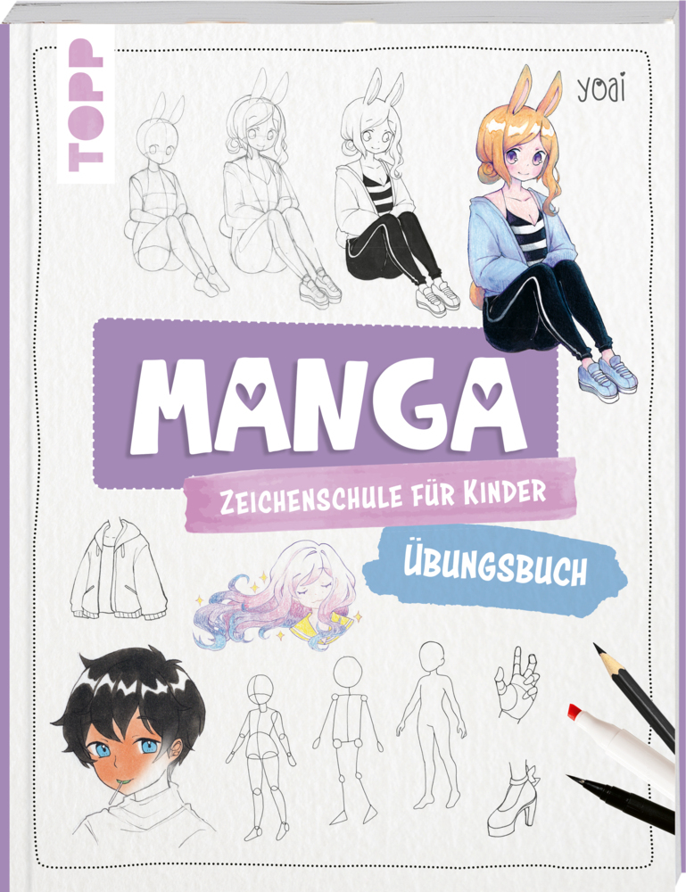 Manga-Zeichenschule für Kinder Übungsbuch main product photo