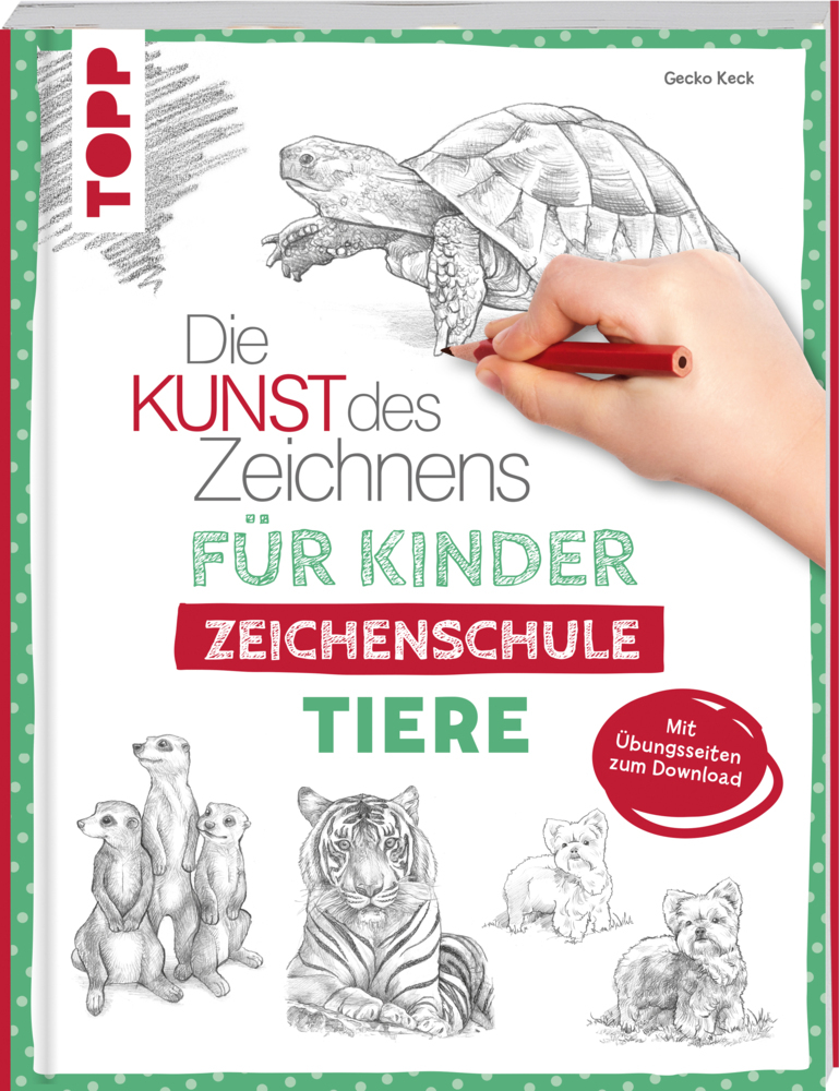 Die Kunst des Zeichnens für Kinder Zeichenschule - Tiere main product photo