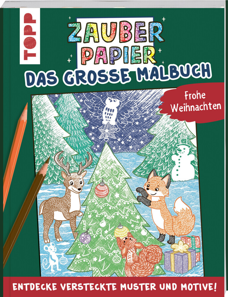 Zauberpapier - Das große Malbuch - Frohe Weihnachten main product photo