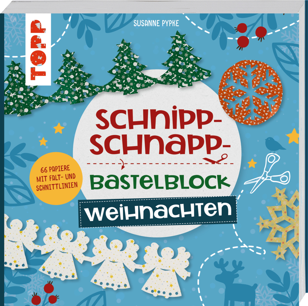 Schnipp-Schnapp-Bastelblock Weihnachten main product photo