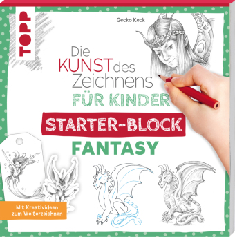 Die Kunst des Zeichnens für Kinder Starter-Block - Fantasy