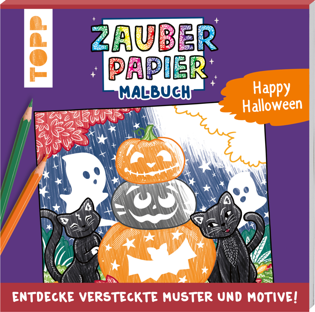 Zauberpapier Malbuch Happy Halloween main product photo