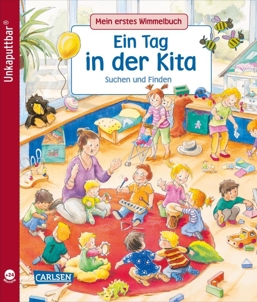 Unkaputtbar: Mein erstes Wimmelbuch: Ein Tag in der Kita main product photo